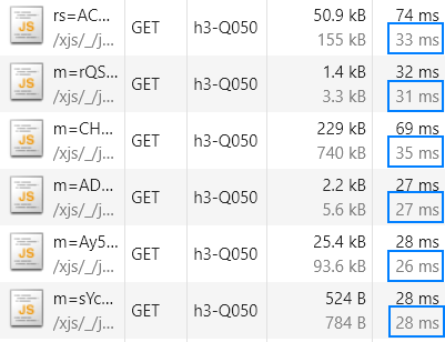 JS file load times