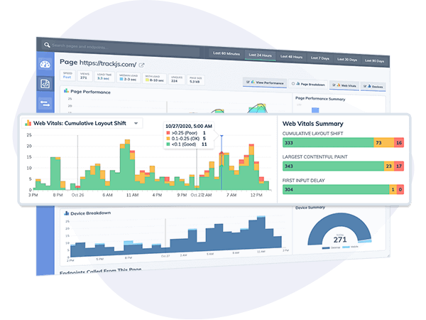 Web Vital Performance Metrics