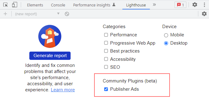 The Publisher Ads Audit.